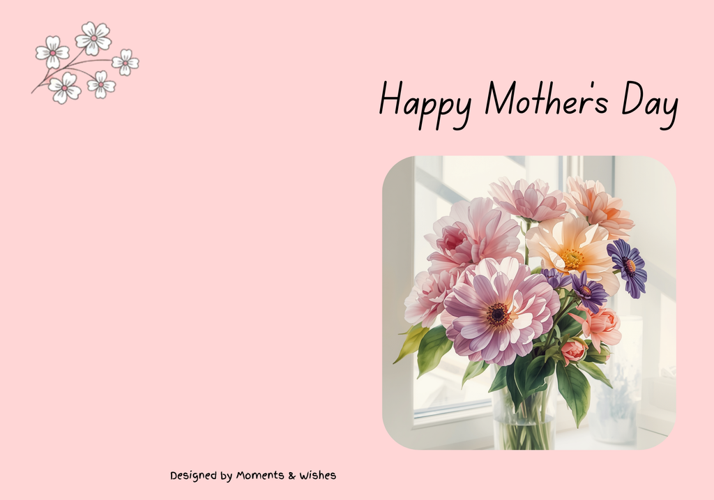 Printable Mother’s Day Card Bundle – 10 Unique Cards + Bonus Kids Coloring Page (Instant Download)