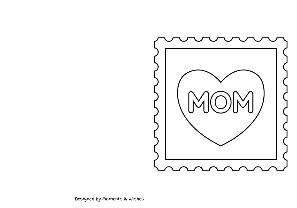 Printable Mother’s Day Card Bundle – 10 Unique Cards + Bonus Kids Coloring Page (Instant Download)