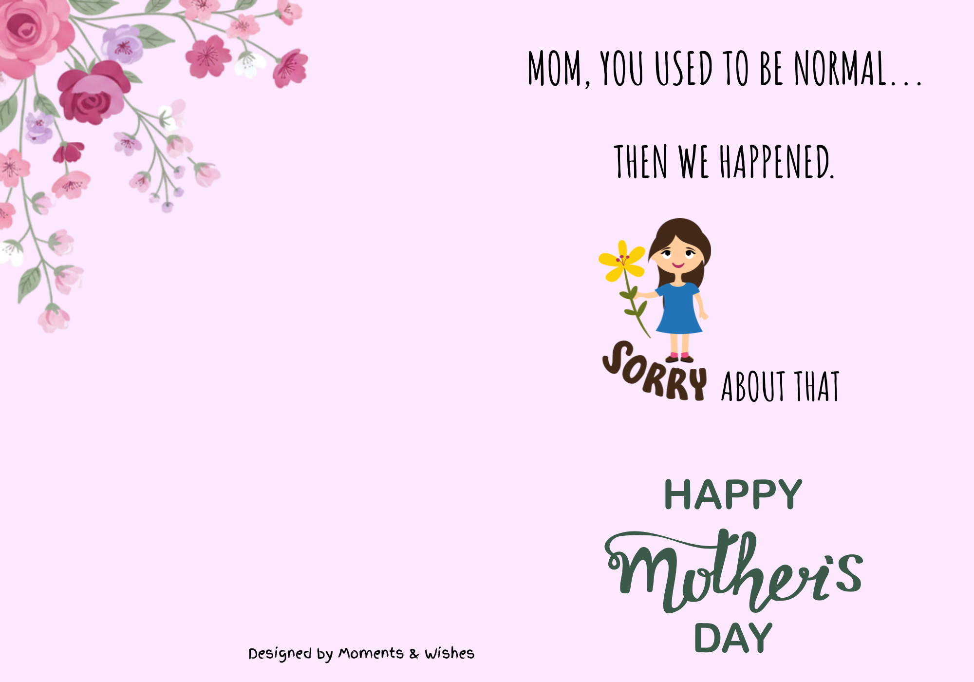 Printable Mother’s Day Card Bundle – 10 Unique Cards + Bonus Kids Coloring Page (Instant Download)