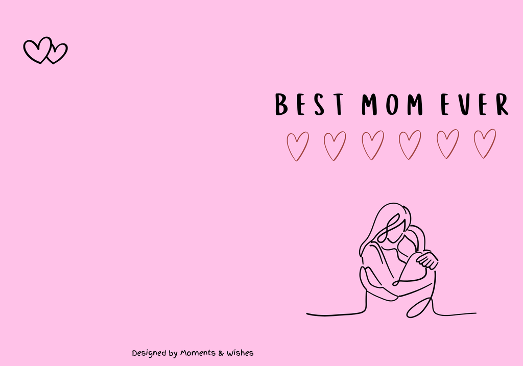 Printable Mother’s Day Card Bundle – 10 Unique Cards + Bonus Kids Coloring Page (Instant Download)
